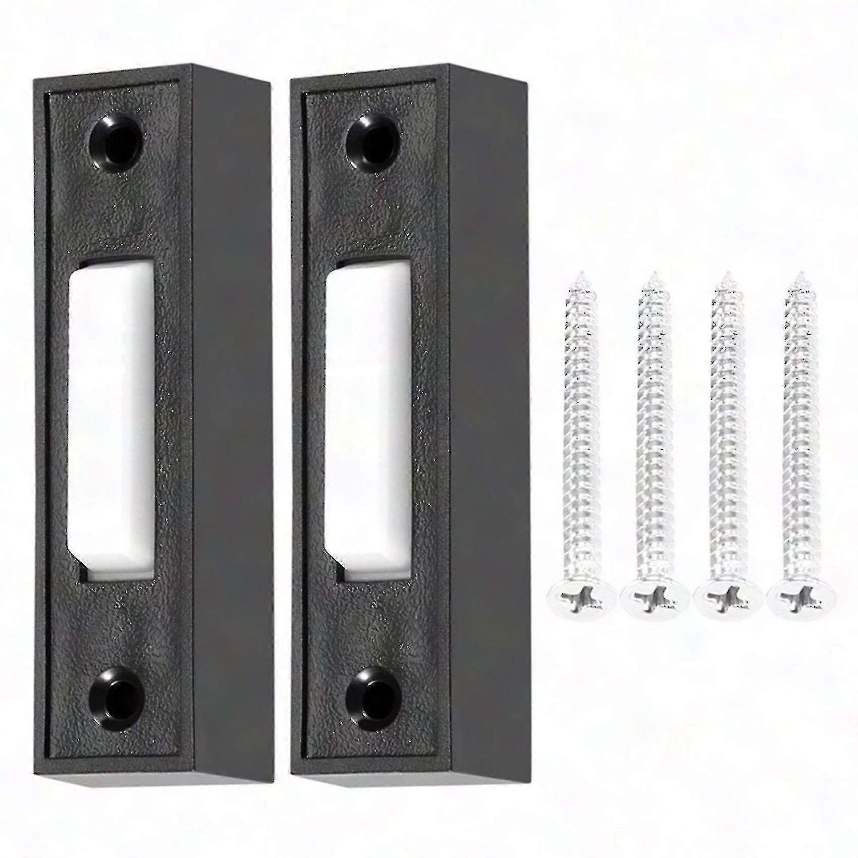 2pcs Universal Garage Door Opener Switch 41a4166 Black & White Button Replacement