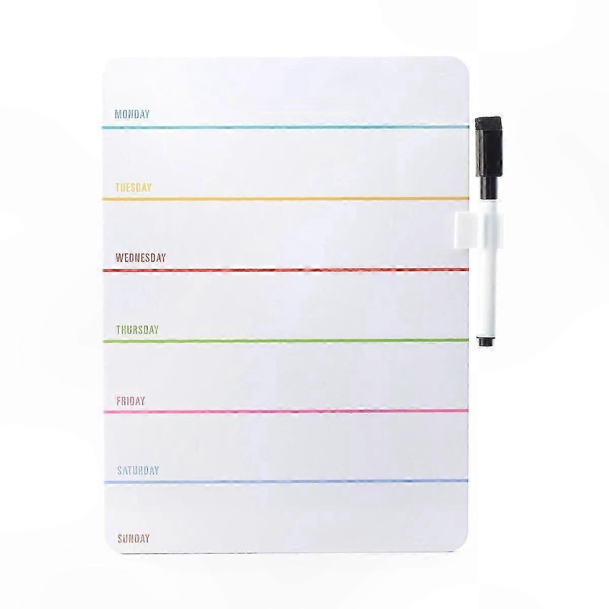 Reusable Weekly Planner with Marker