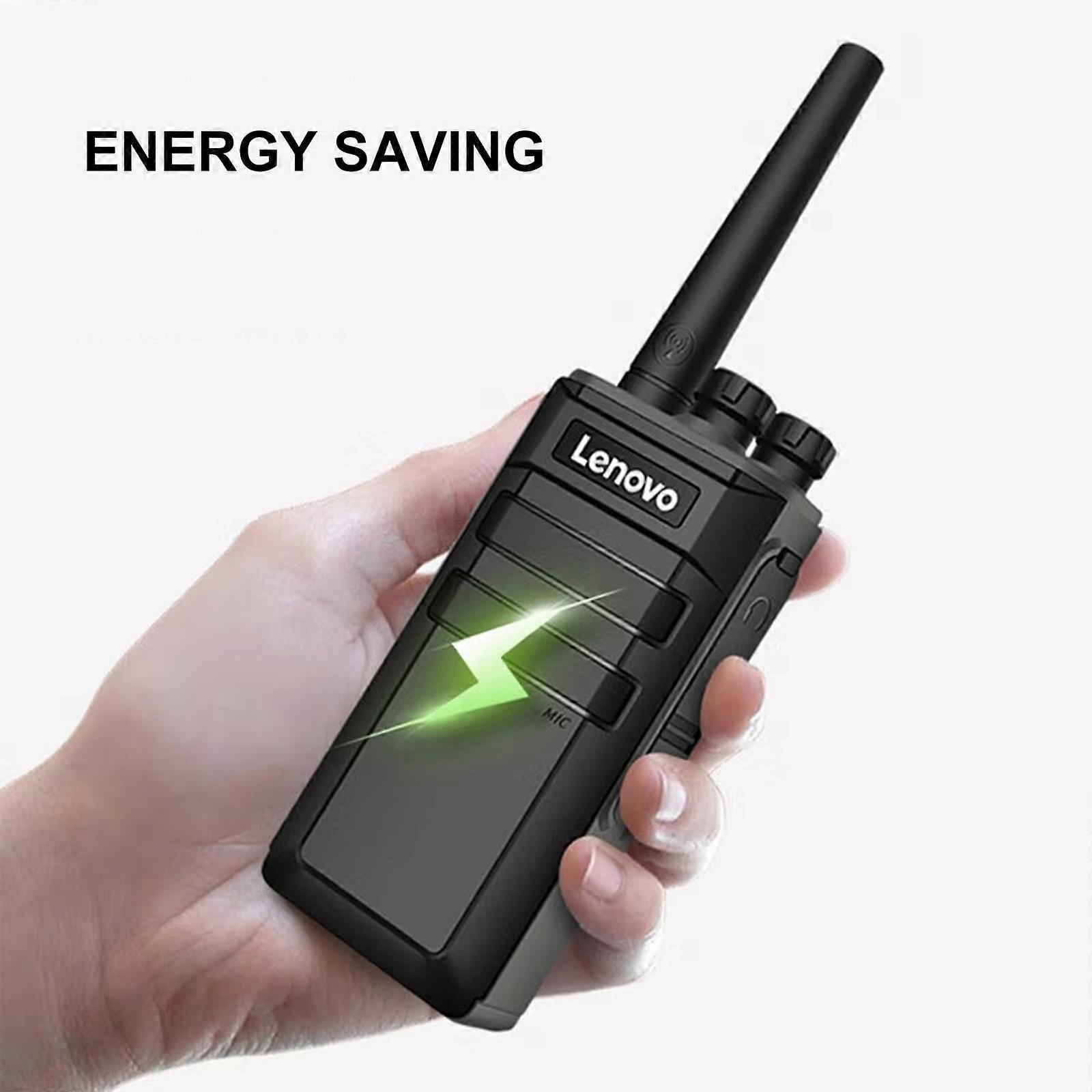 Lenovo N7 Walkie Talkie: 16 Channel, Long Range, Rechargeable, Durable Two-Way Radio