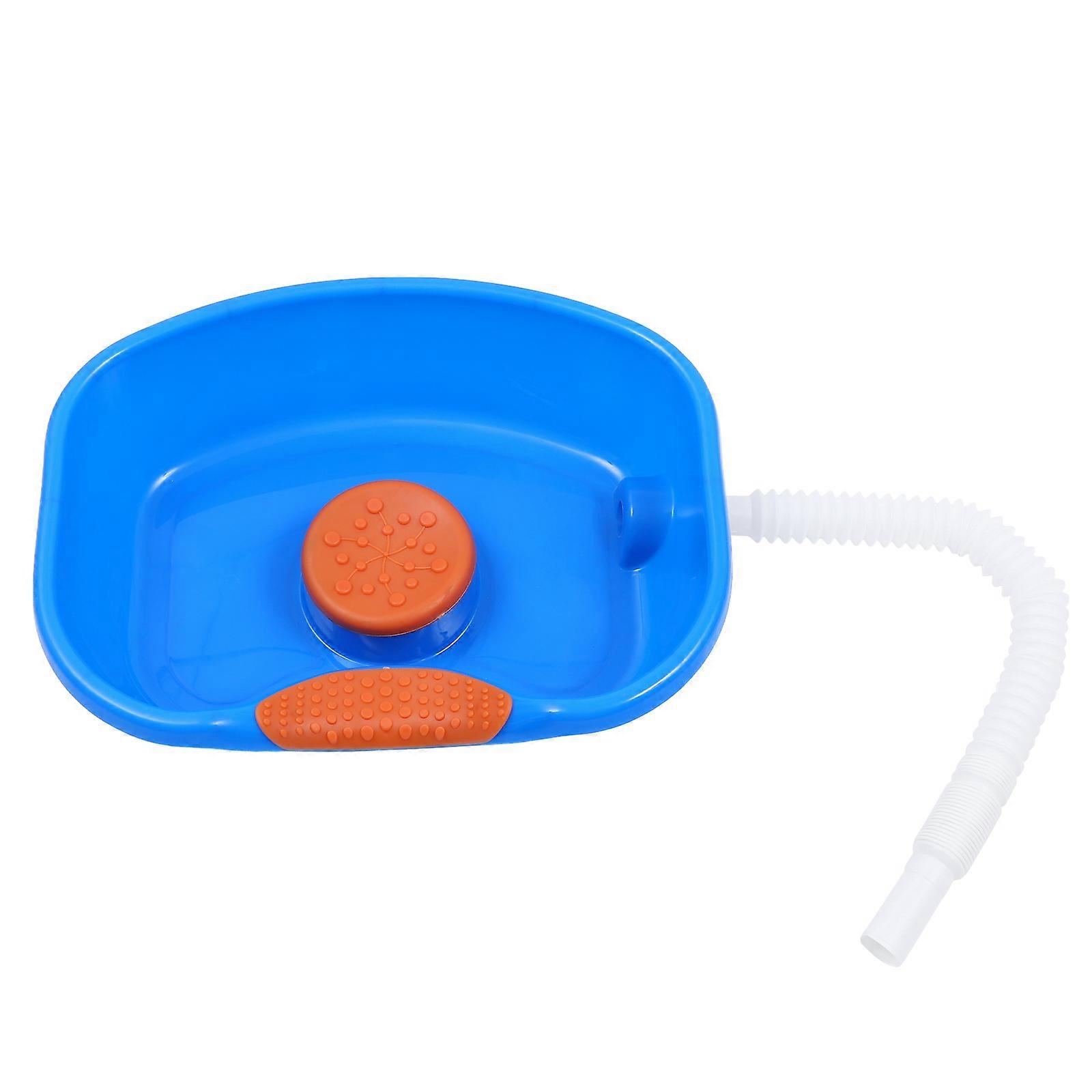 Hair Washing Basin Portable Shampoo Bowl for Children and Pregnant Women Pe Material with Ergonomic Design 1Set