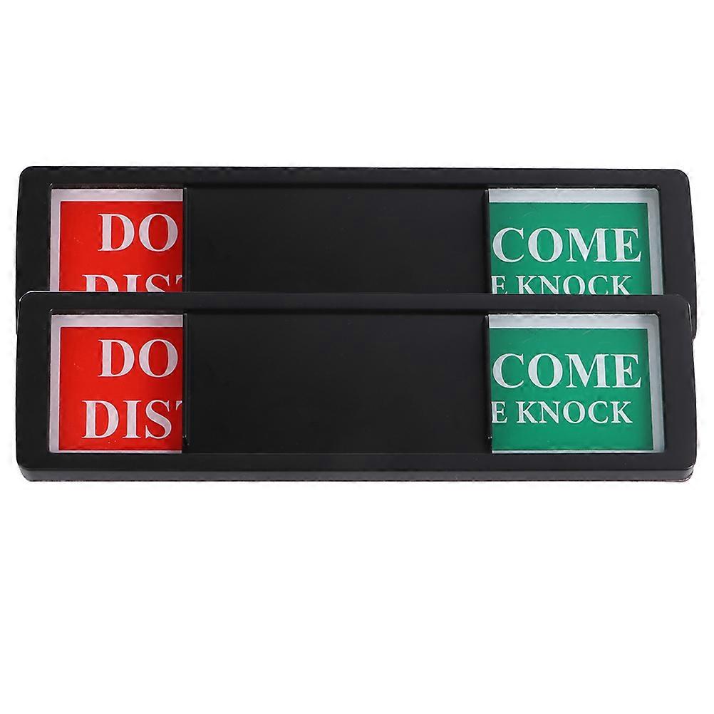 2Pcs Do Not Disturb Signs Privacy Signs Please Knock Signs for Home Office Restroom