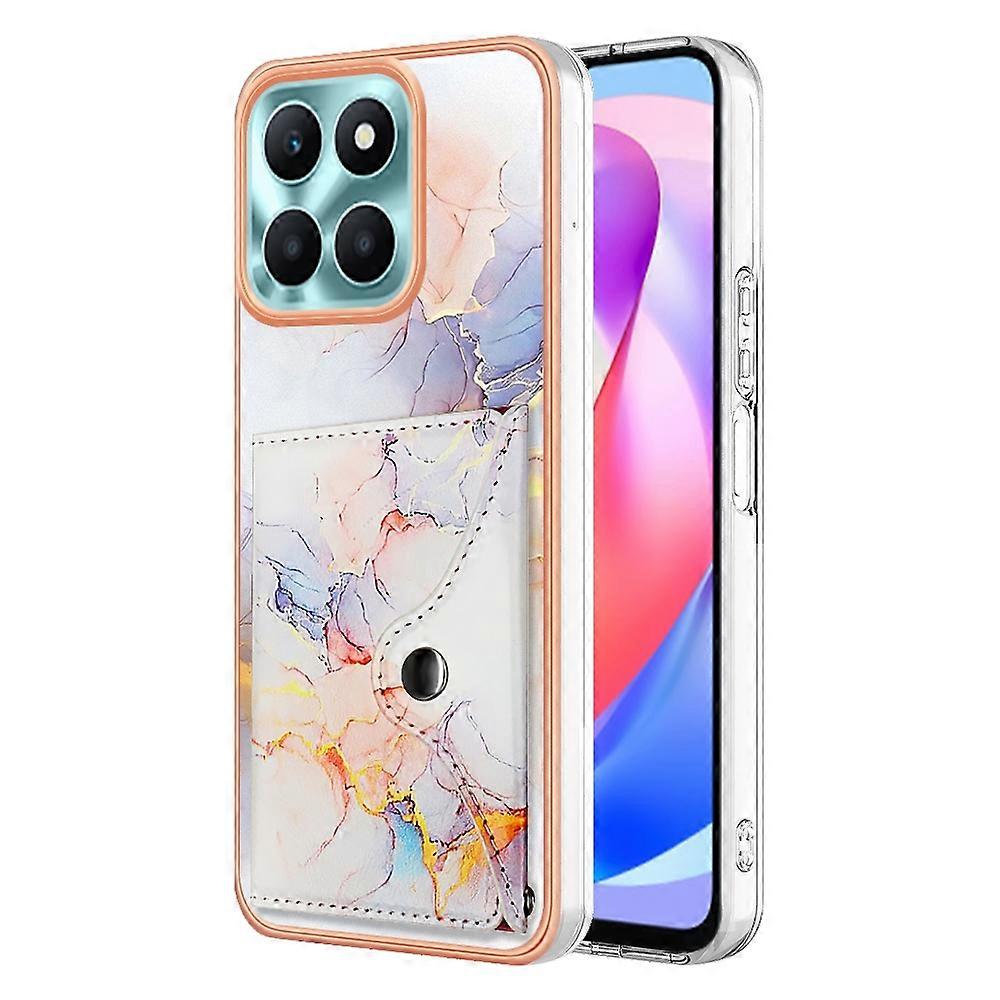 Marble Pattern IMD Card Slot Phone Case