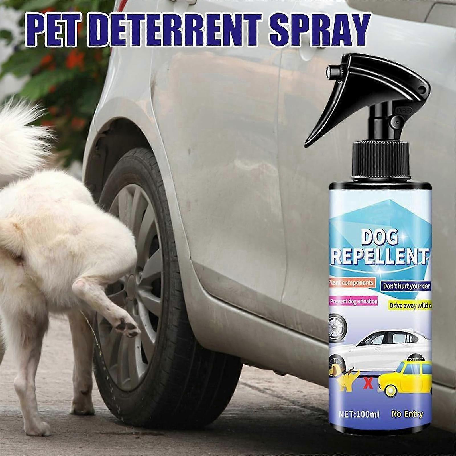 Dog Pee Spray for Car, No Pee Spray to Stop Peeing, Safe Dog Repeller, Dog Pee Deterring Spray for Car Tire Care