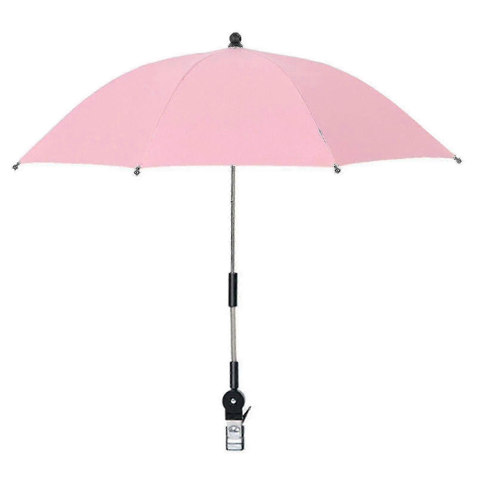 クリップ付きユニバーサルクランプ付き椅子の傘 360調節可能なビーチパラソル