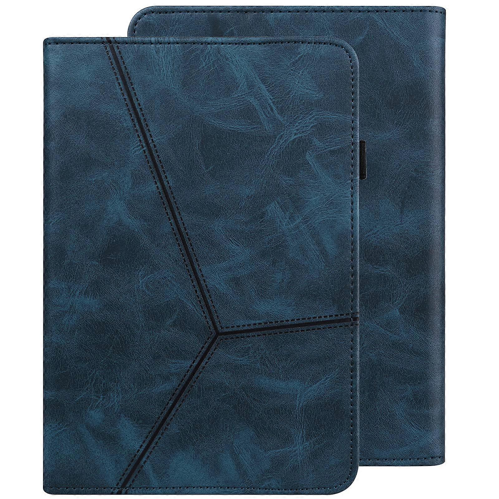 Samsung Galaxy Tab A6 / Tab A 10.1 2016 Case, Lightweight PU Leather Folio Flip Wallet Cover with Stand, Blue, SM-T580/T585