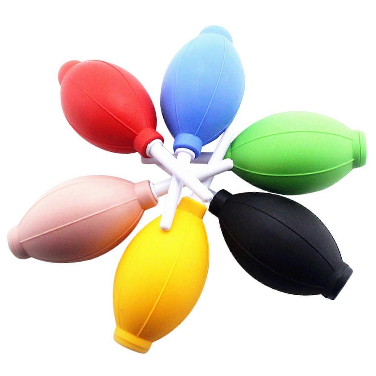 6pcs Air Blower Cleaning Balls For Camera Lens And Eyelash Extensions, Durable TPE Material, Cleaning Tool For Electronics