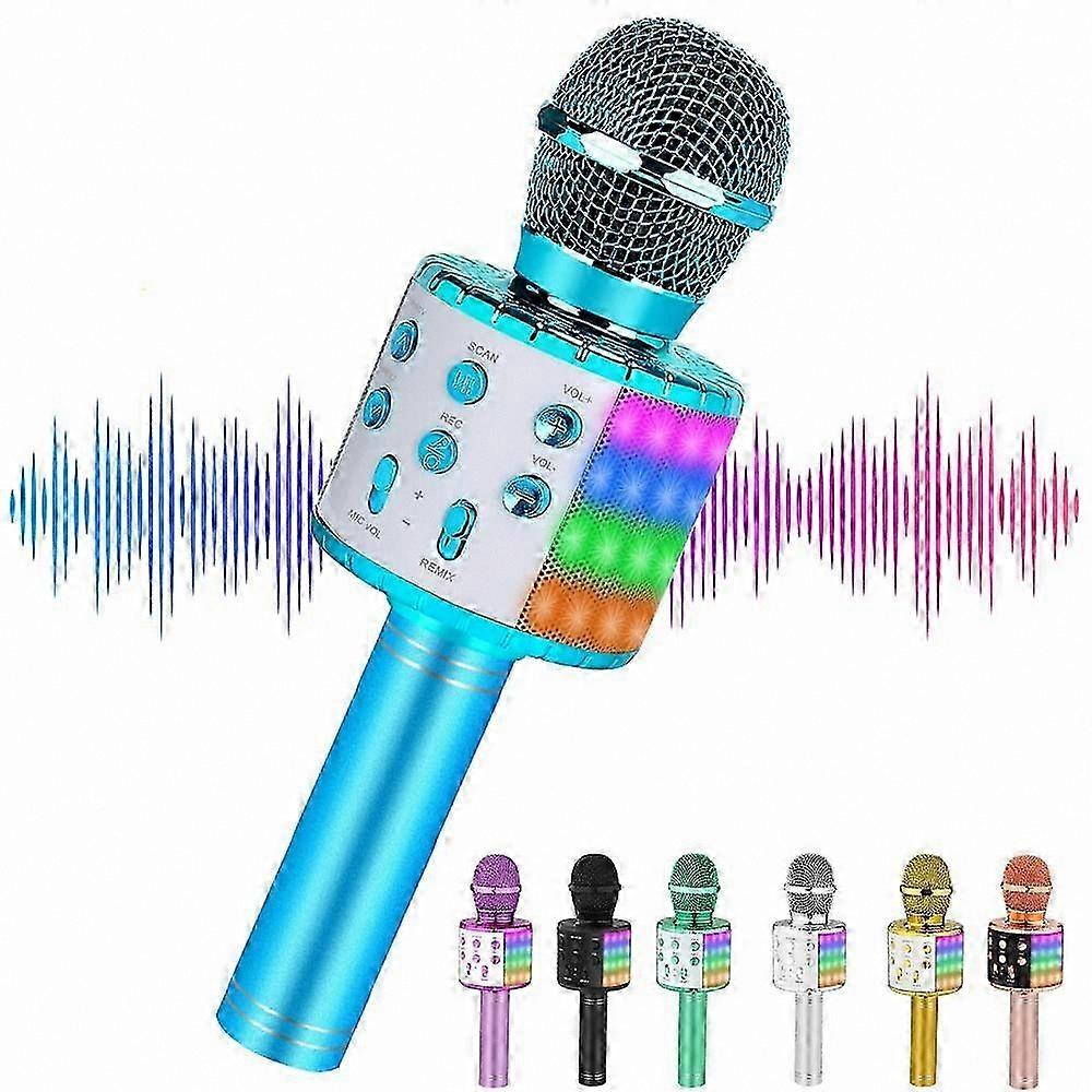 Kids Wireless Karaoke Microphone, Fun Musical Toy for Ages 4-12, Perfect Gift for Girls and Boys, Birthday Party Entertainment