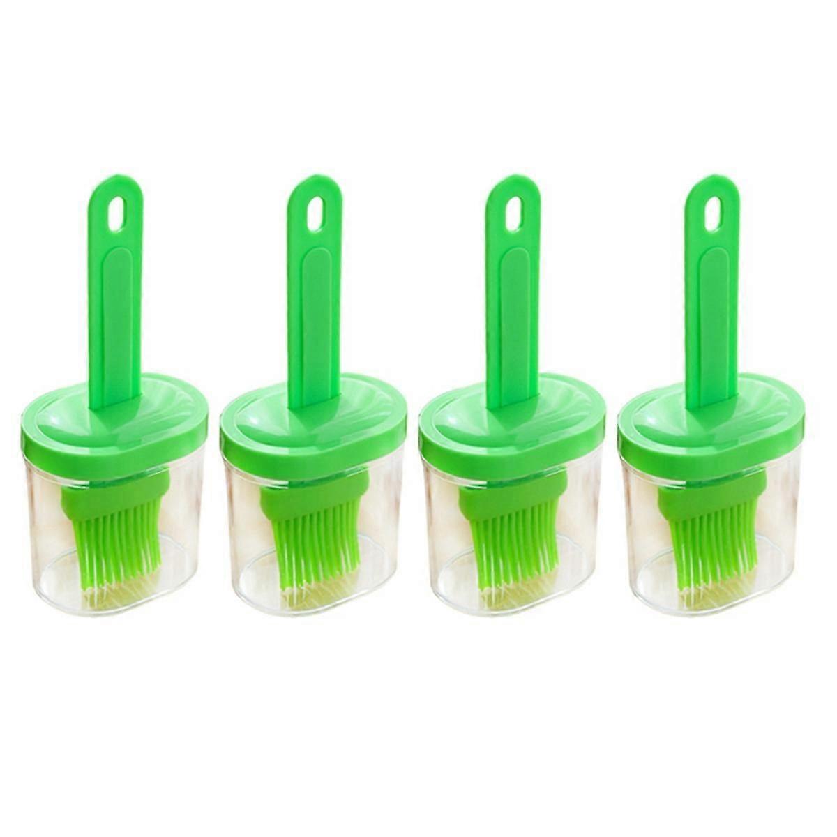 Oil Bottle Brush Set, Contains Oil Bottle and Brush, High Temperature Resistant Barbecue Brush, for