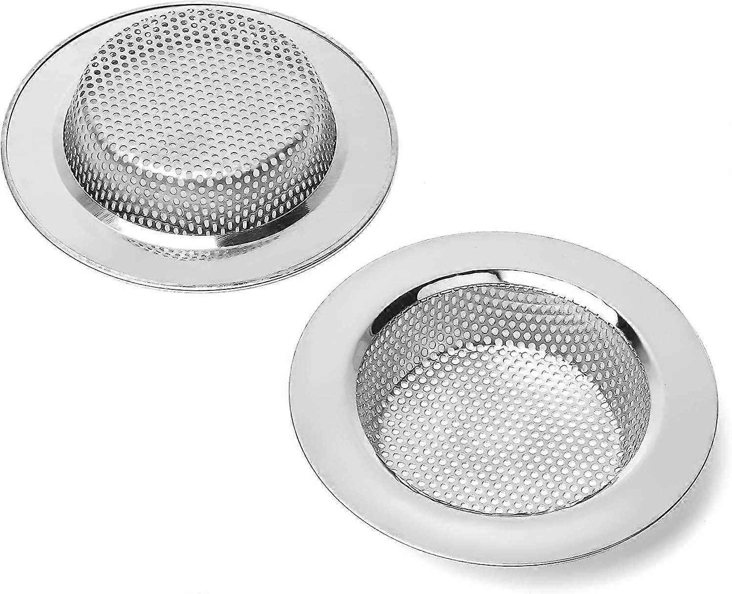 4Kitchen Sink Strainer, Stainless Steel Sink Strainer, Kitchen Sink Grid, Thicker, Outer Diameter 11