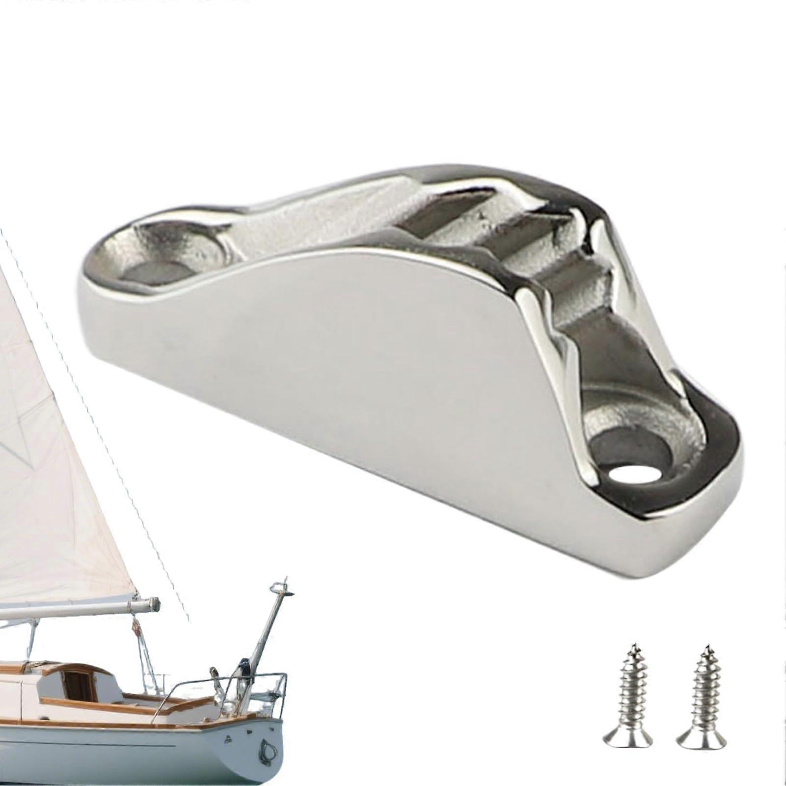 Clam Cleat Marine Rope Clamp, HeavyDuty Cleat for Boat Dock Kayak, Fishing, Lake, River, Beach