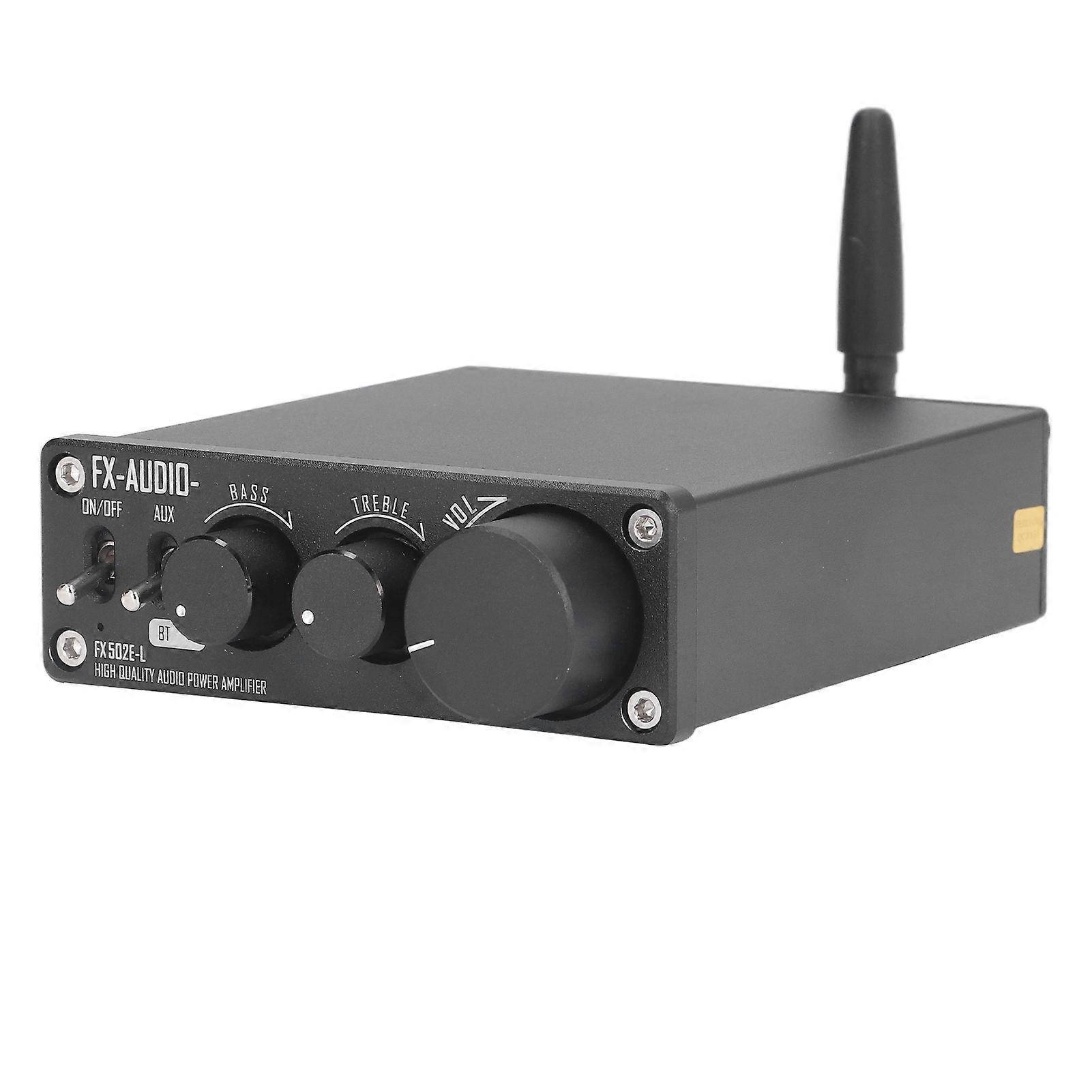 Bluetooth Power Amplifier 45Wx2 High Bass Adjustable Black EU Plug