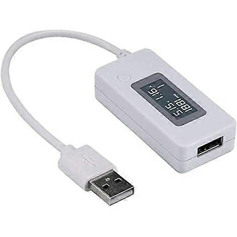 USB Voltage and Current Tester - Monitor Reader - LCD Display - LCD Voltage - Micro - Professional Mode,Yeurié