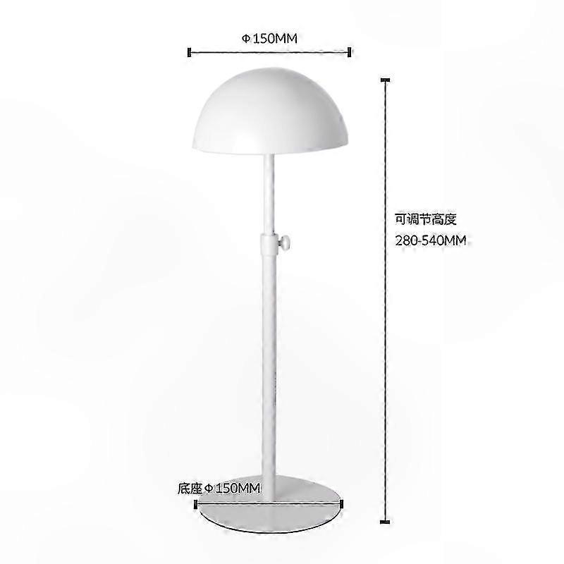 Adjustable Stainless Steel Hat Display Stand with Cap Holder