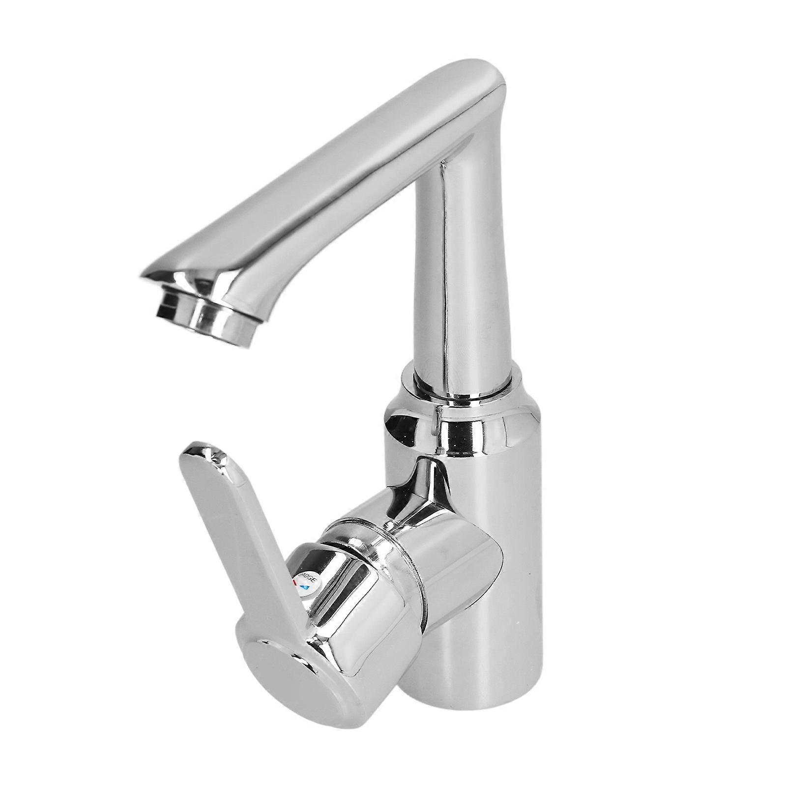 G1/4 Stainless Steel Basin Faucet 360° Rotation 18x14x9.5cm