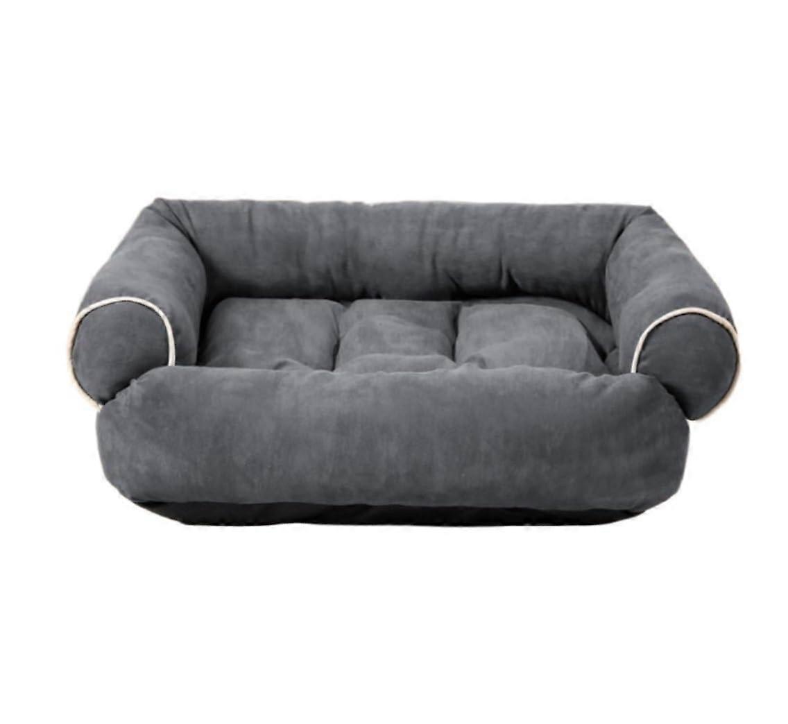 Cat Bed For Dogs And Cats, Size 45x35x18 Cm, Machine Washable, AntiSlip Calming Cave, Pet Sofa Cushion