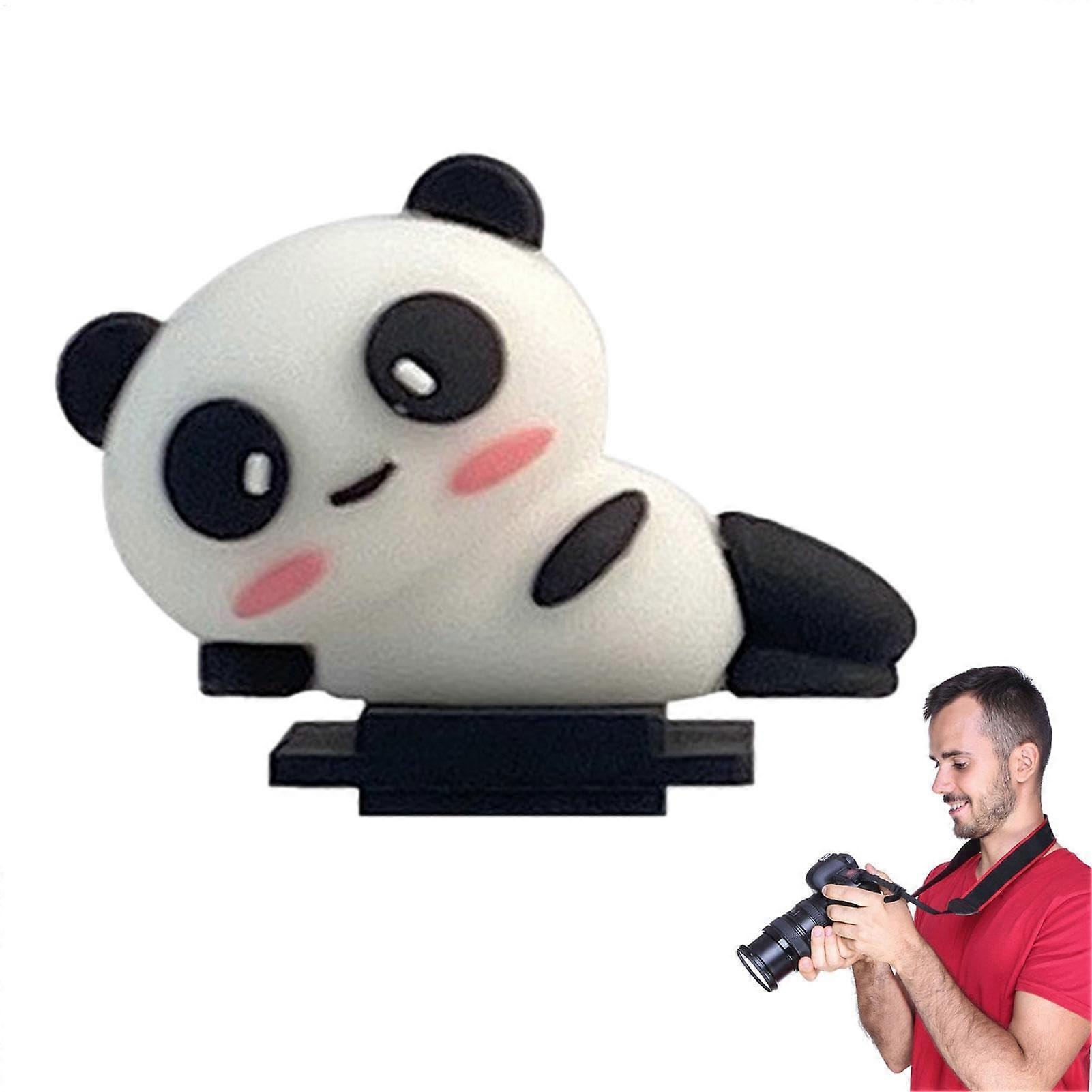 Camera Hot Shoe Cover Silicone Protector For DSLR/SLR Cameras Panda Theme Cute Decoration, Compatible With Most Models