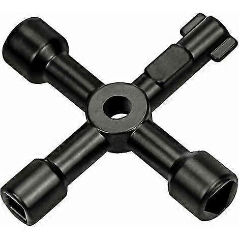Multi-function utility wrench, 4-in-1 multi-function cross wrench, for gas