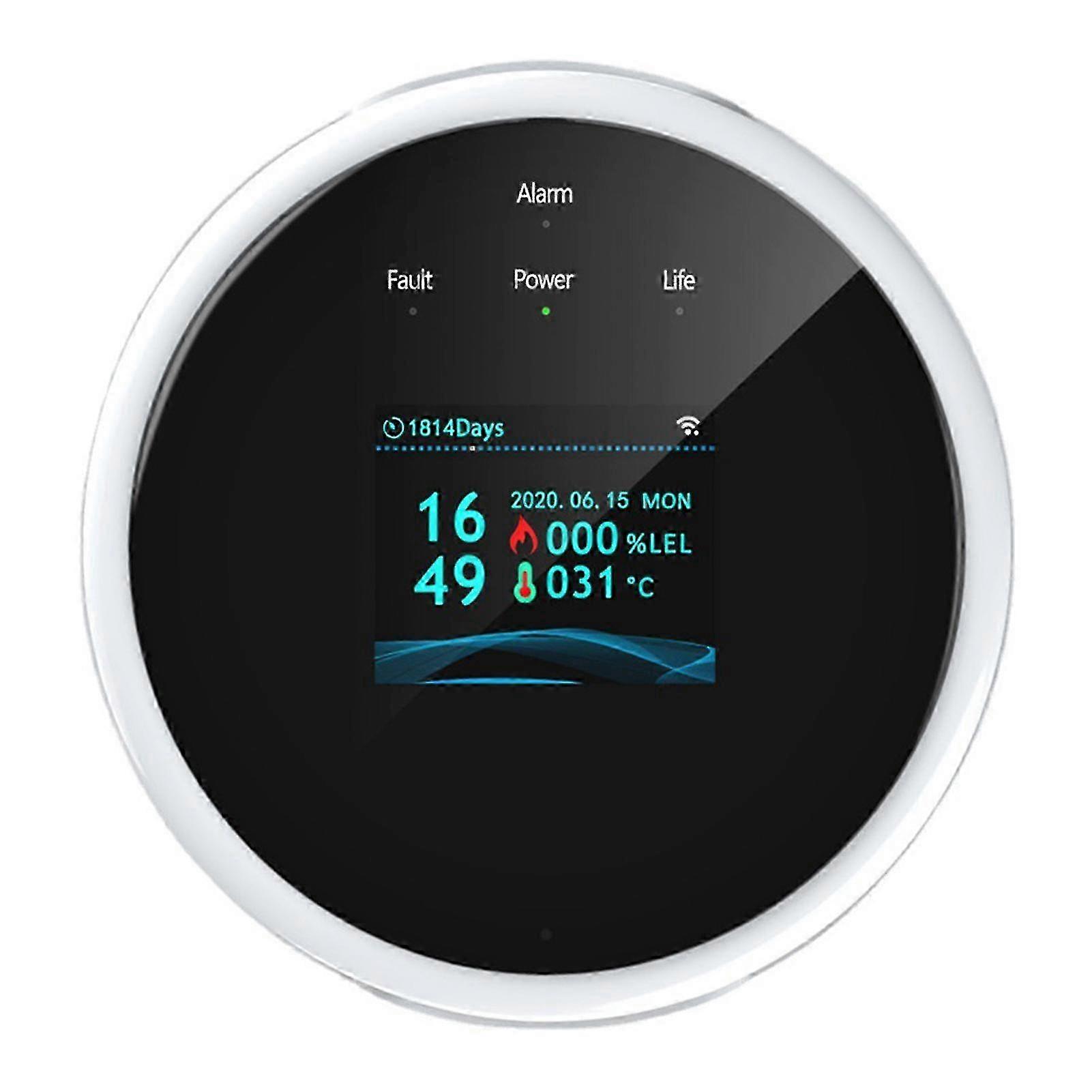 Wifi Natural Gas Leak Detector With Lcd Screen And App Alarm Monitoring Methane 2025
