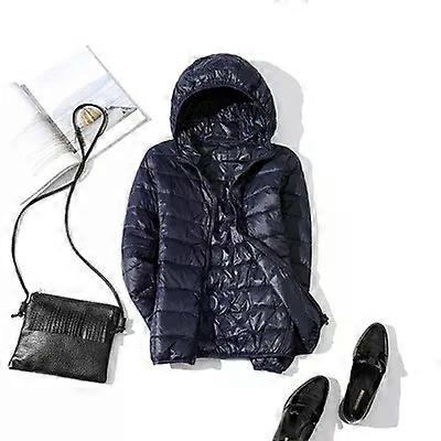 90% Ultra-light Plus Size Thin Down Jacket Women 2025 Autumn Winter Slim Short Hooded Warm White Duck Down Coat Women Outerwear