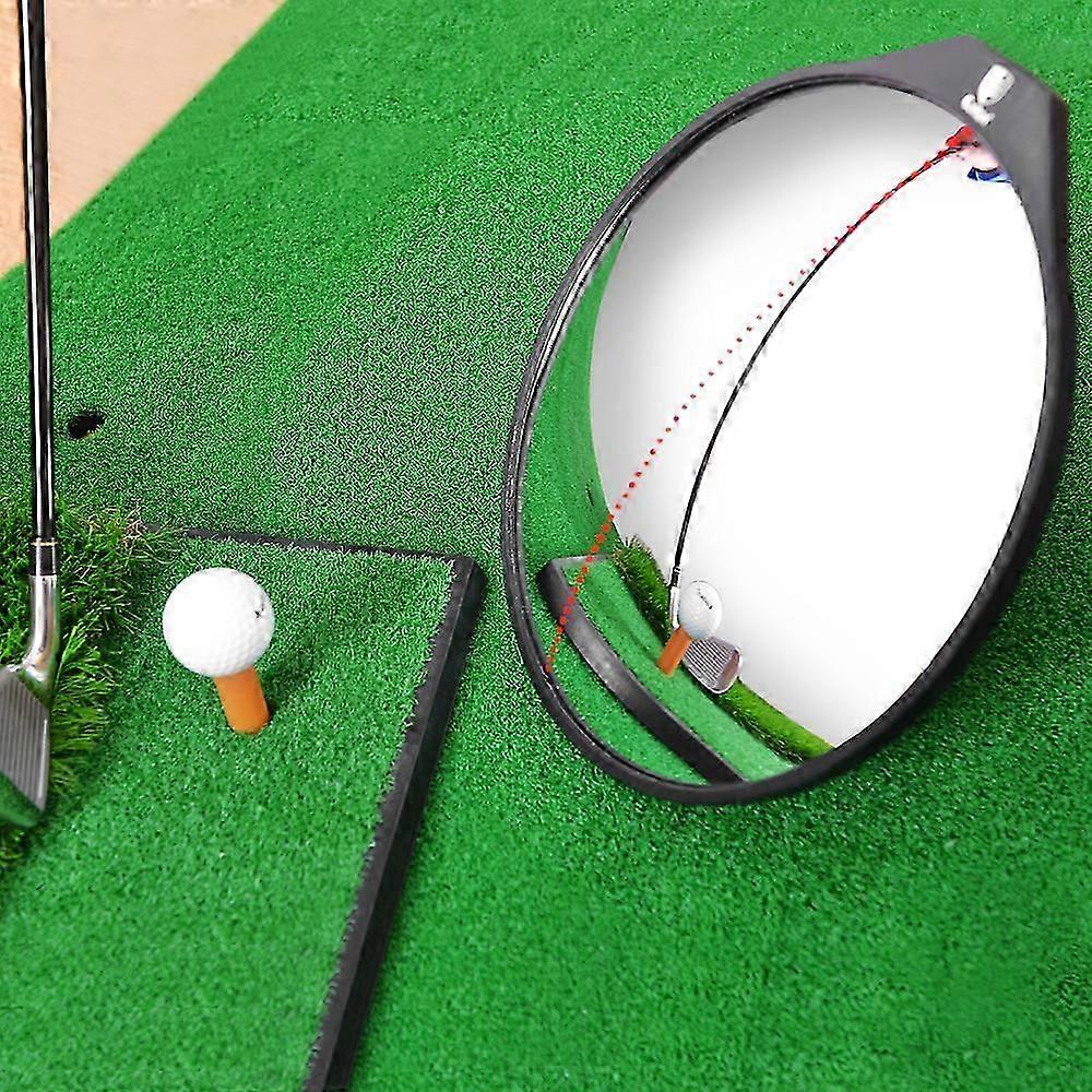 Wide Angle Golf Convex Mirror for Swing and Putting Golf Training Aid