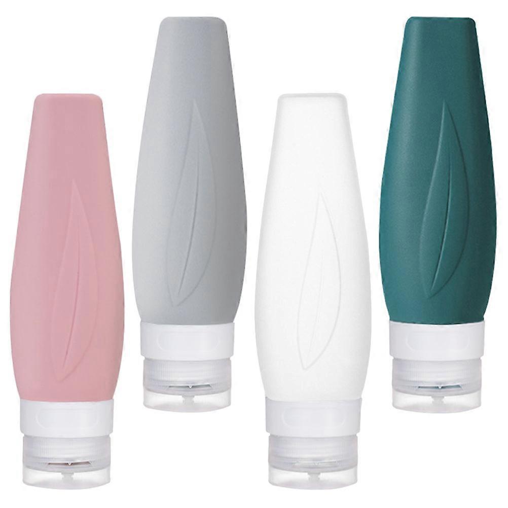 Portable Shampoo Bottles Travel Bottles for Storage 3Sets Assorted Color