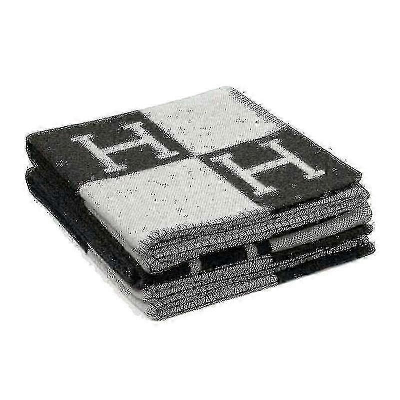 Wool Cashmere Blanket 135*170cm 800g Soft Warm Shawl Blanket