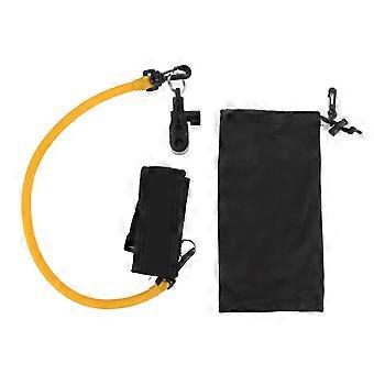 Swing Trainer Tool Rubber Waist Belt Strap for Posture Correction and Swing Training Outdoor Practice Equipment Orange