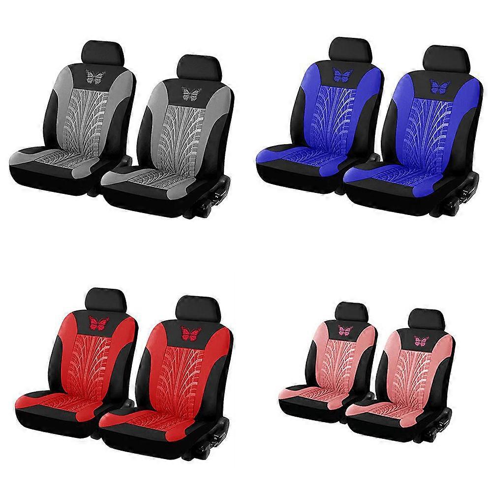 Car Seat Cover Universal Pattern Protecting Front Seat Cushion 2Pcs