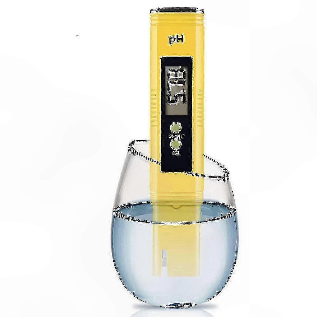 Precision Digital pH Meter, High Accuracy 0.01 pH Resolution for Lab & Field Use