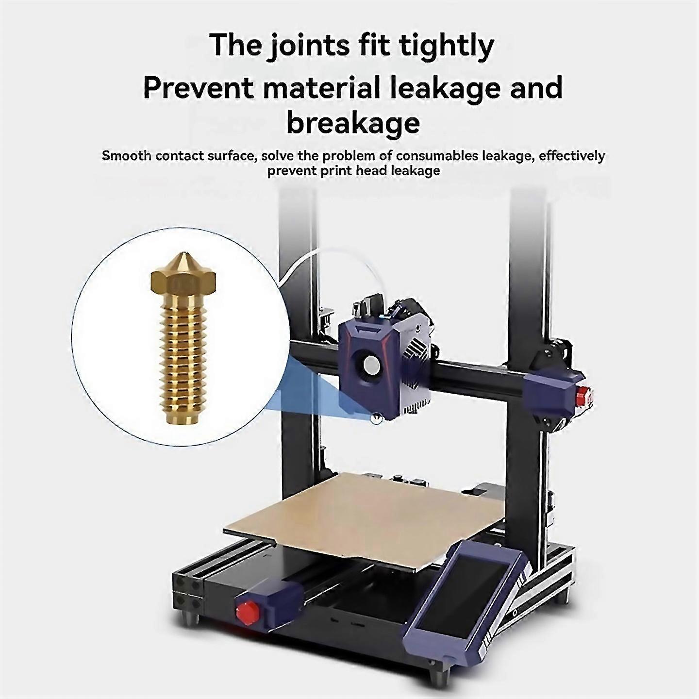 For 5pcs 3d Printer Brass Highspeed Nozzle