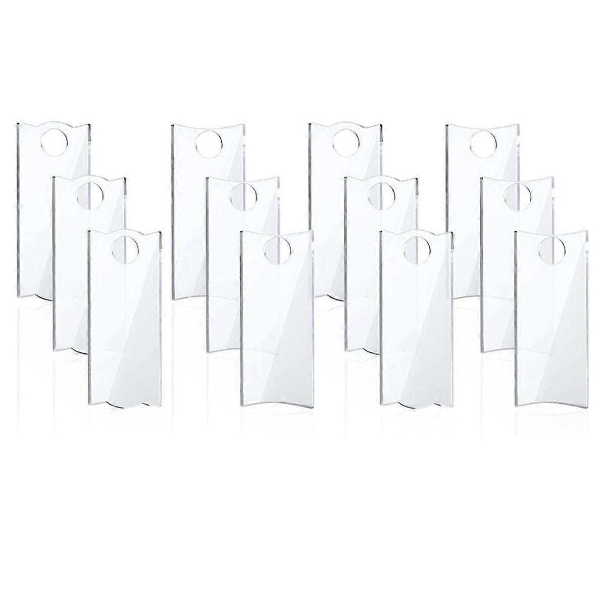 50PCS Name For Cups Acrylic Nameplate Tag Blank