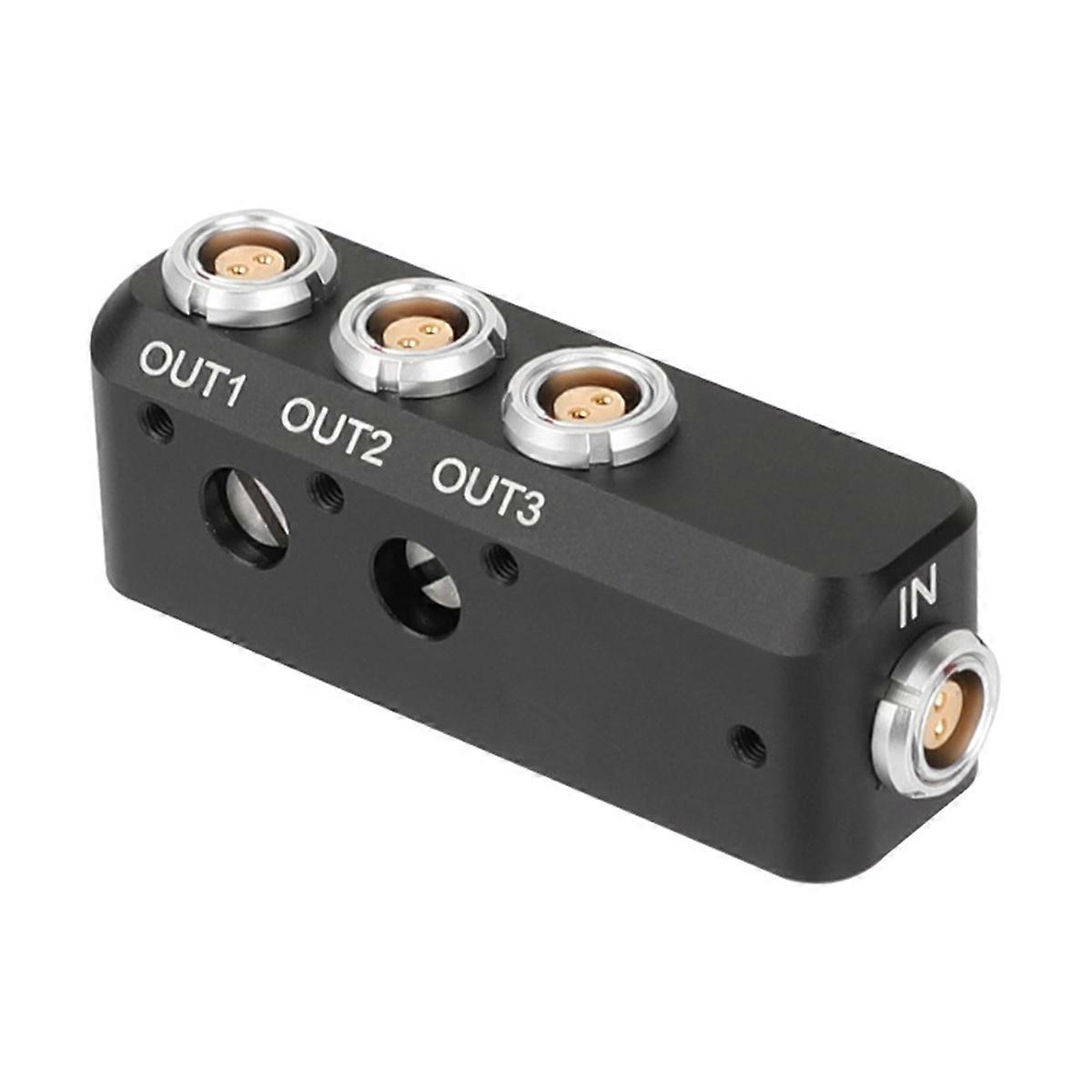 For Camera Output 12V 0B2Pin to 4X 0B 2-Pin Input/Output Splitter Cable, 4 0B 2-Pin Power Distributors