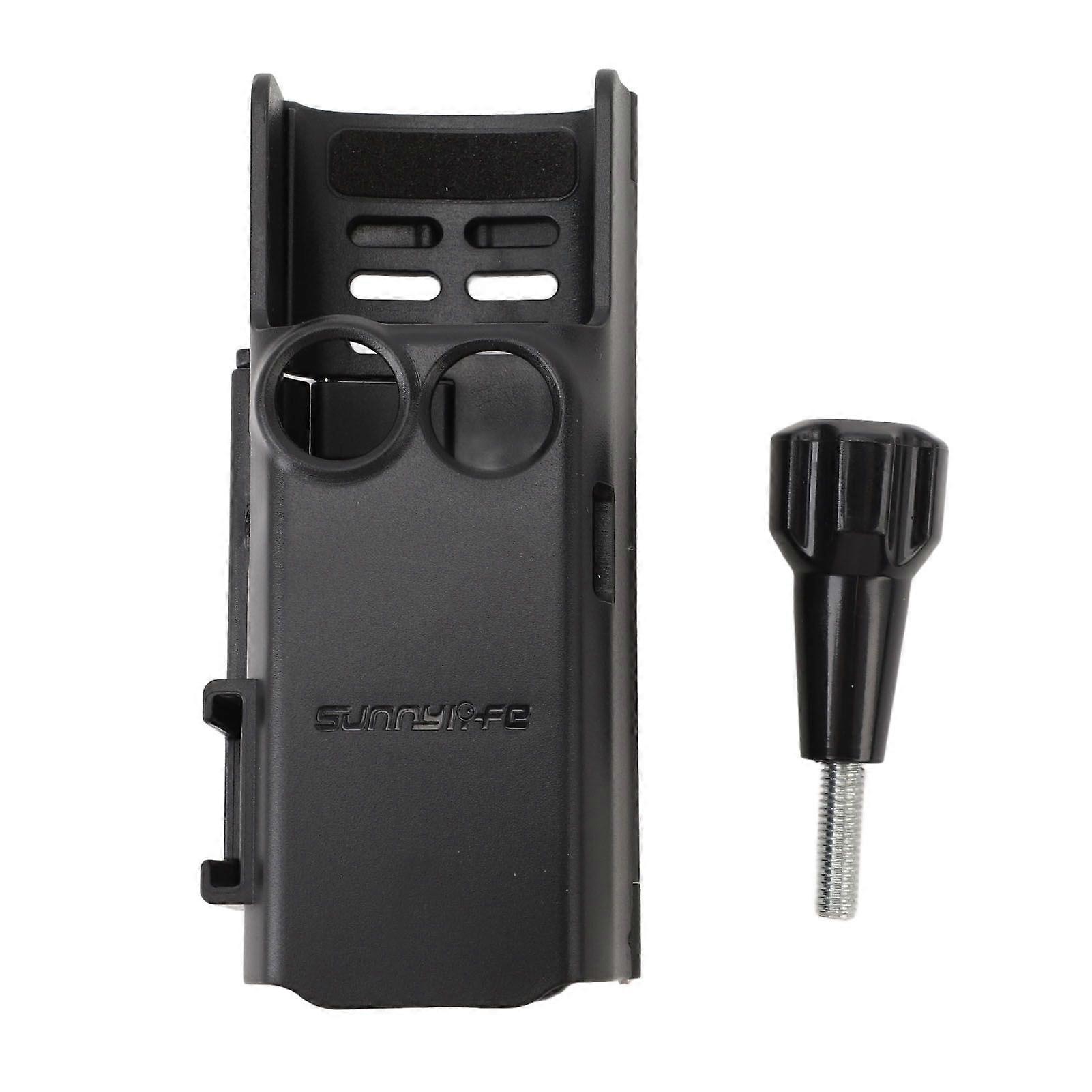 Expansion Adapter Mount ABS Extended Handle Expansion Frame with Cold Shoe Foldable 2 Prong Adapter for OSMO Pocket 3