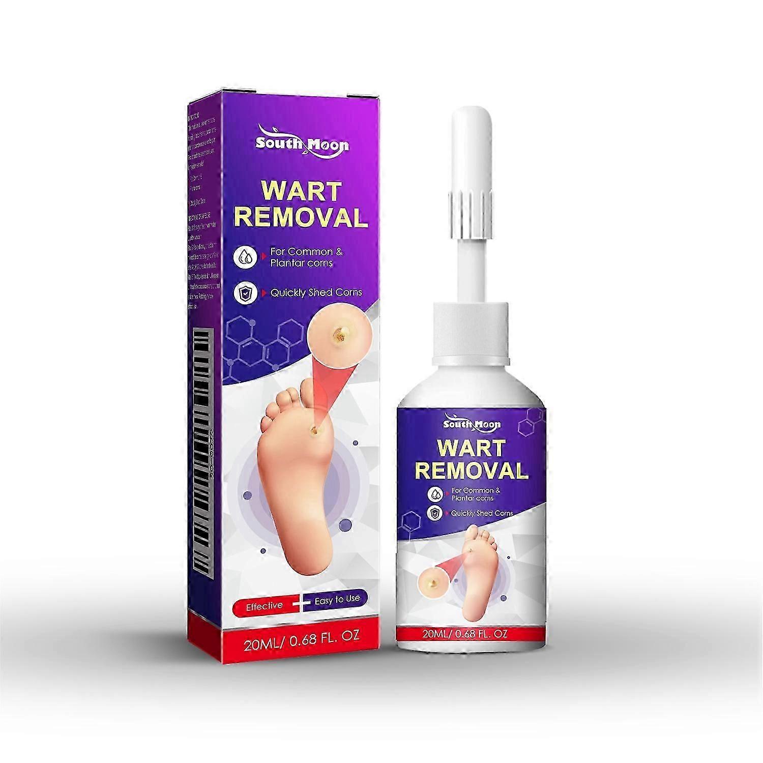 1-3pcs Wart Remover Drops 20ml Wart Remover Treatment Liquid Drops for Corns Calluses Foot Pads