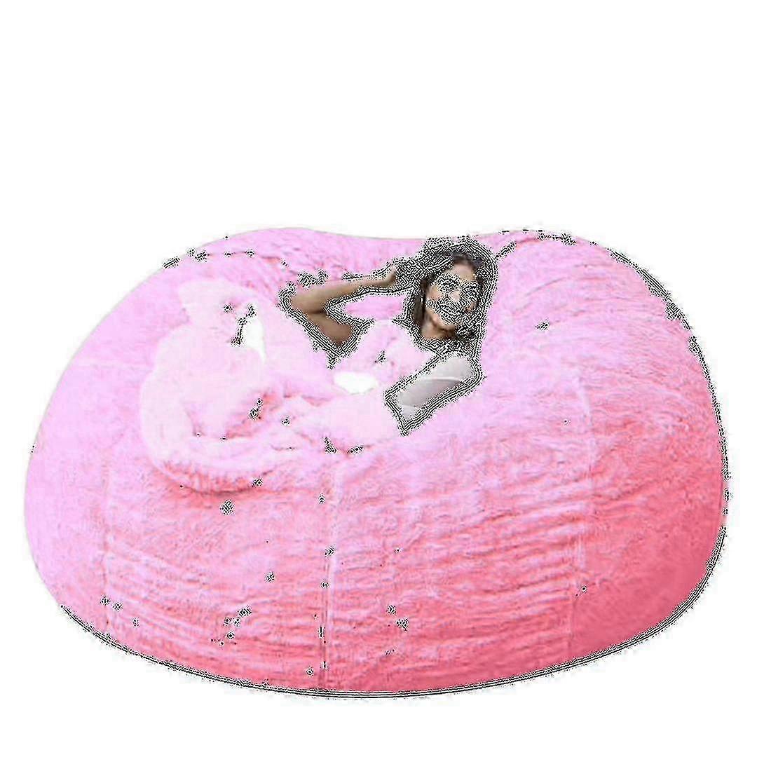 Artificial Fur Bean Bag Cover - for Lazy Sofa (No Filler) 2025