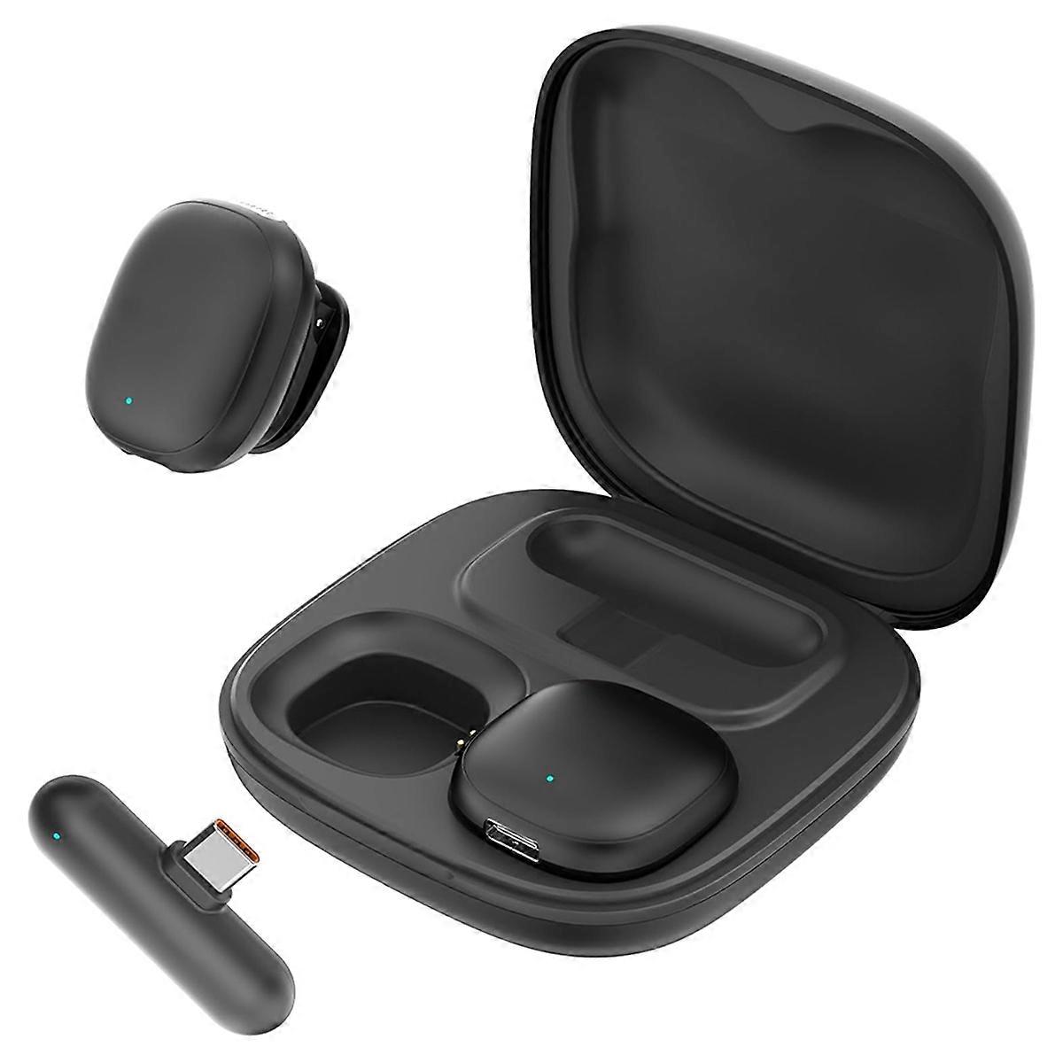 Wireless Lavalier Microphone Ai Noise Cancelling Mini Phone Microphone USB C Magnetic Mic