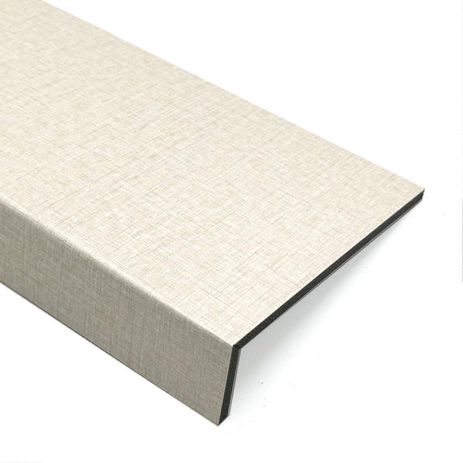 Acrylic Window Sill Cover Bay Window Capping Waterproof Concrete Tiles L60cm x W35cm Set Of 2 (23.6in x 13.8in)