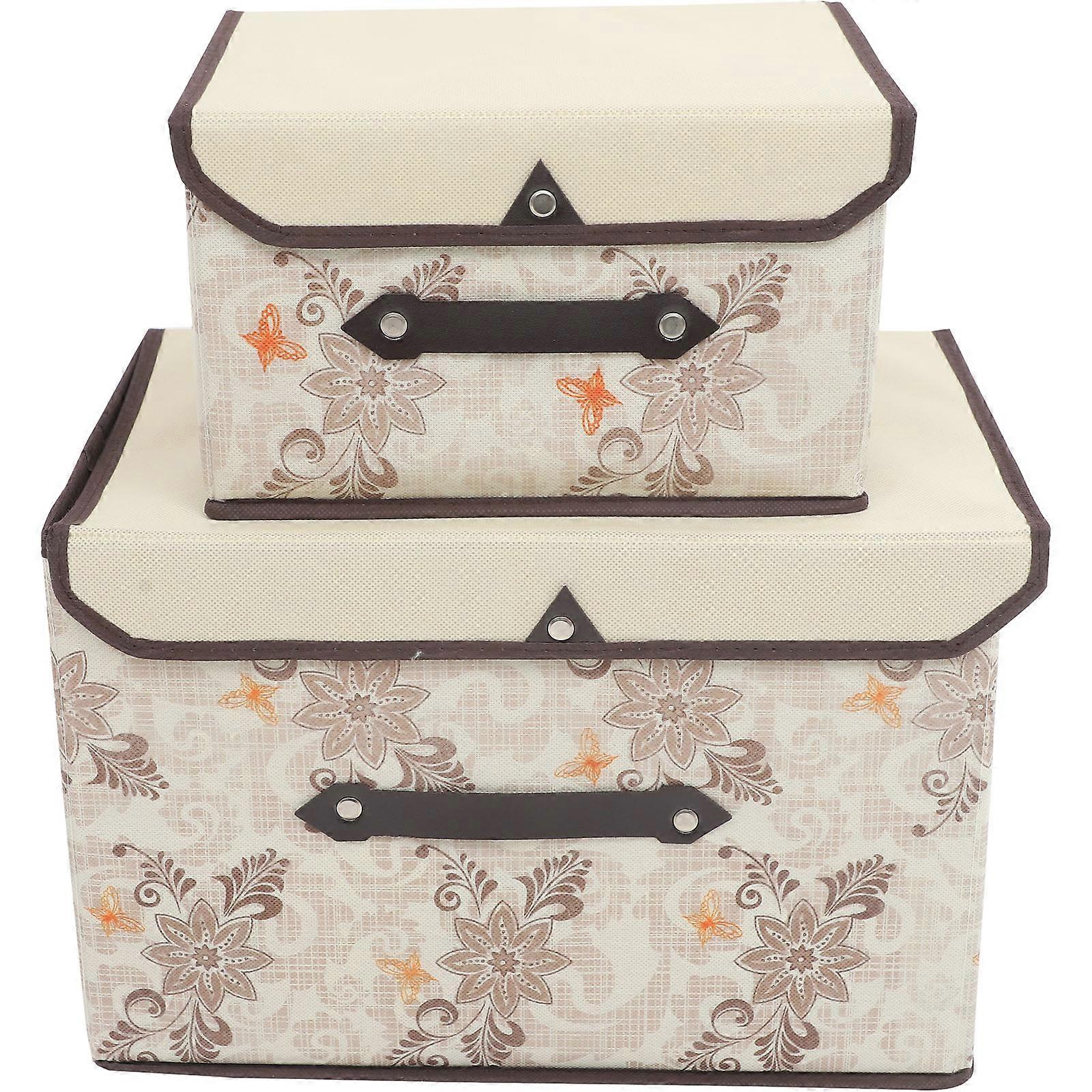 Dustproof Storage Bin Washable Storage Box for Laundry 1Set