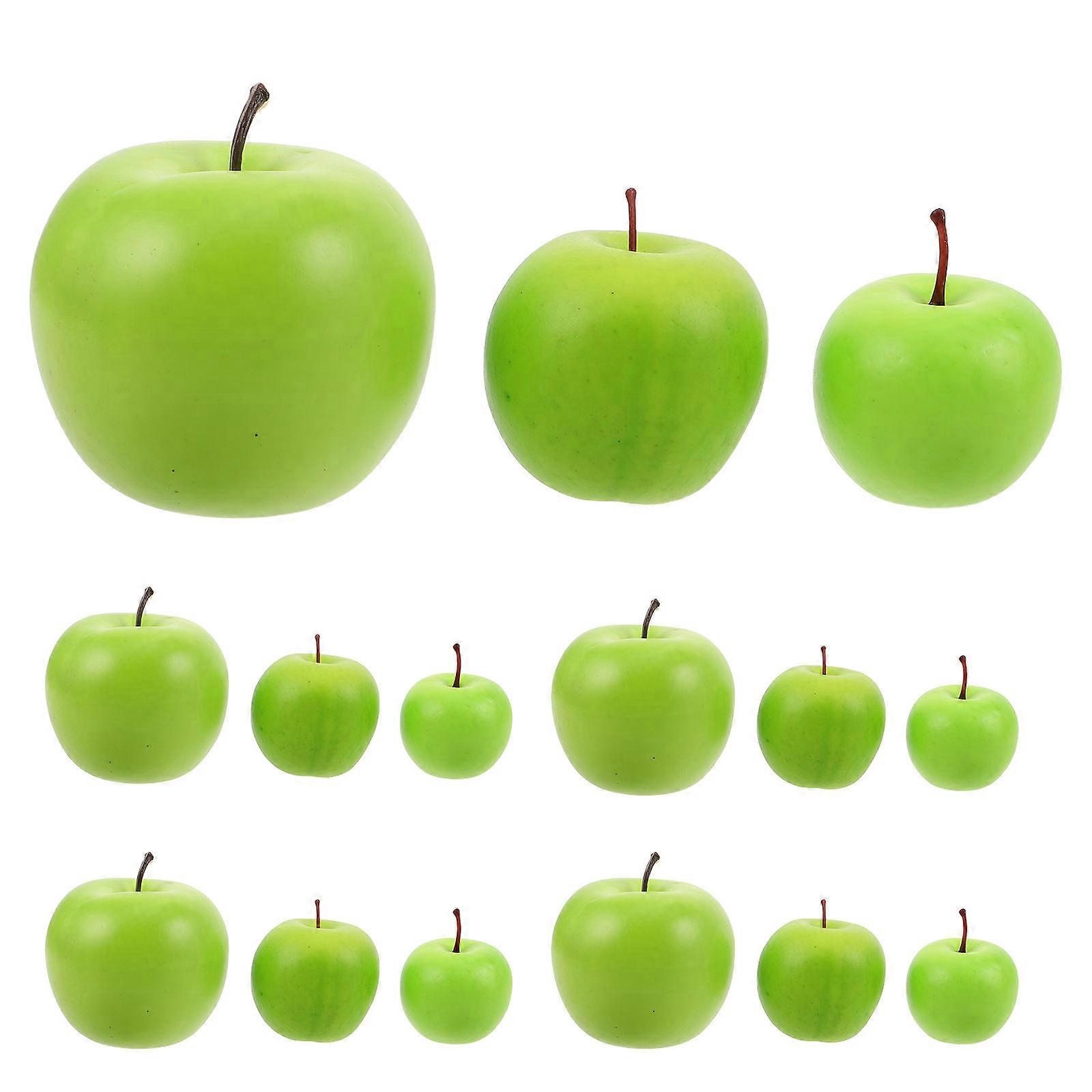 Realistic Faux Fruits 15Pcs Lifelike Foam Fruit Models Ideal For Party Decorations Supermarket Displays Classroom Teaching