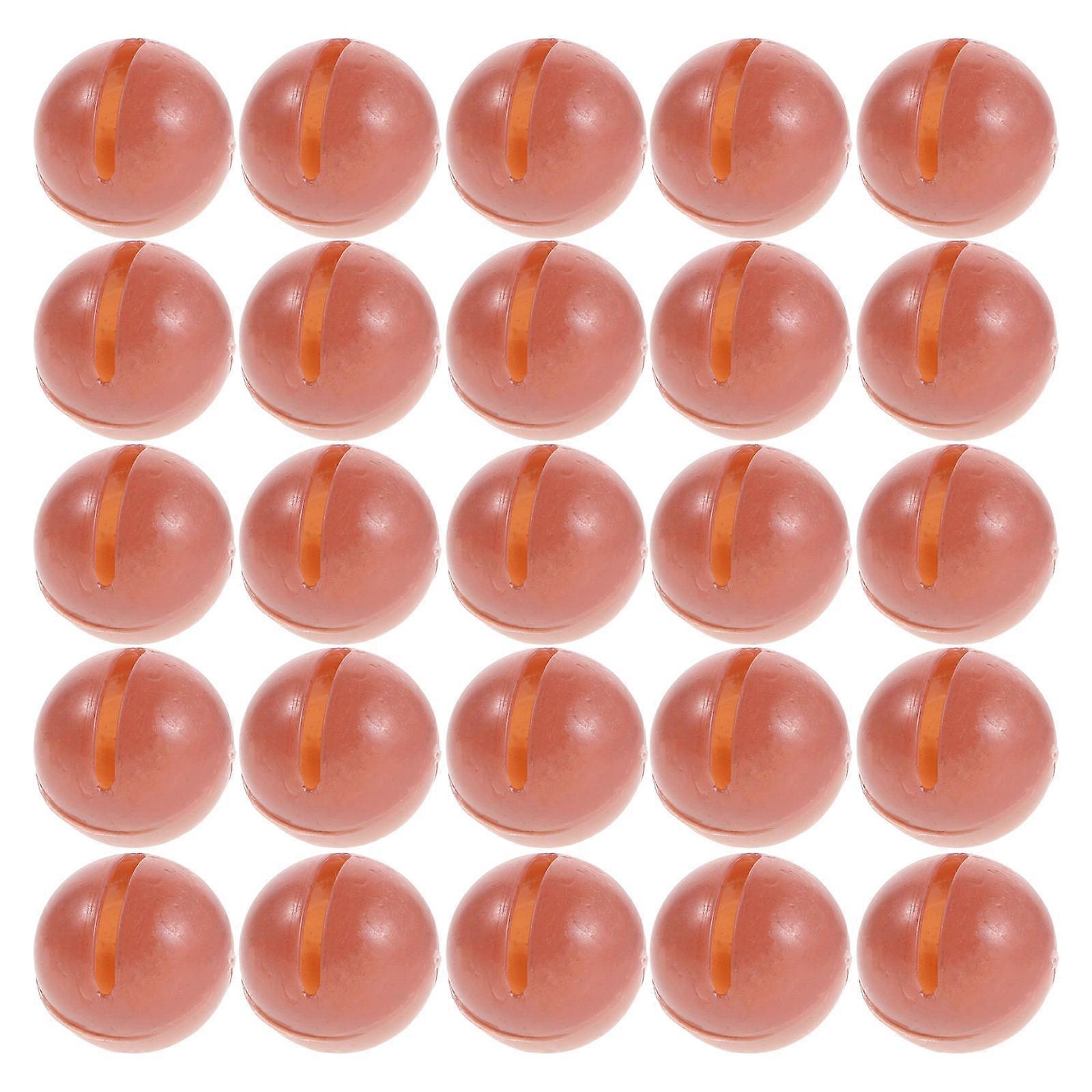 Light Brown Rattle Balls Plastic Doll Noise Maker for DIY 300Pcs Inserts