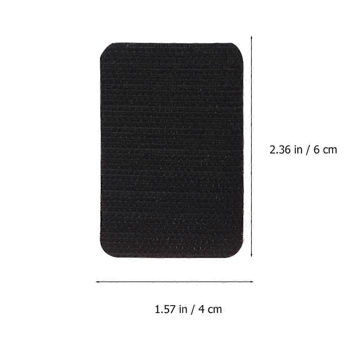 Creative Sofa Sticker Black Rectangular Self-Adhesive Sticker 60Pcs
