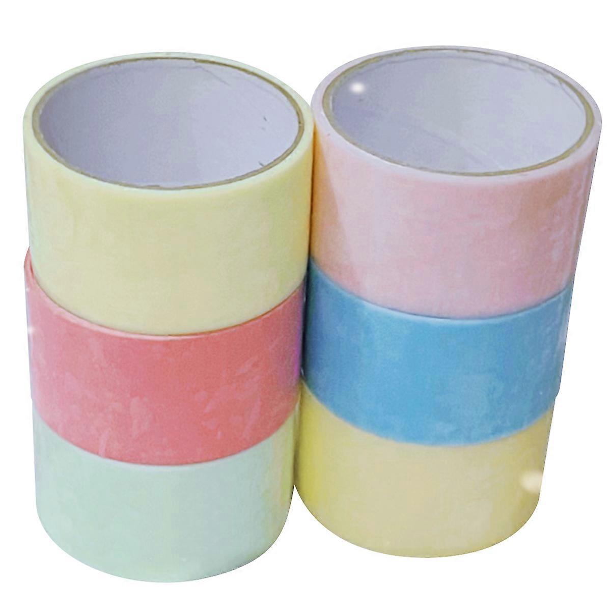 Colorful Adhesive Sticky Ball Tapes 30 Rolls Great For DIY Projects Stress Relief 9X4.8CM Rectangular Shape