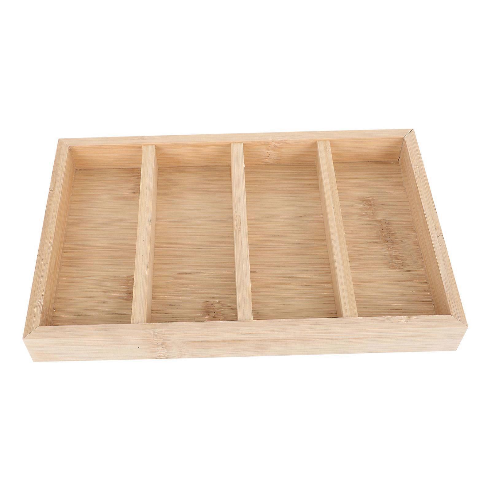 Fashionable Eyeglasses Display Tray Rectangular Storage Rack For Retail Shop Display Khaki Color 4Pcs