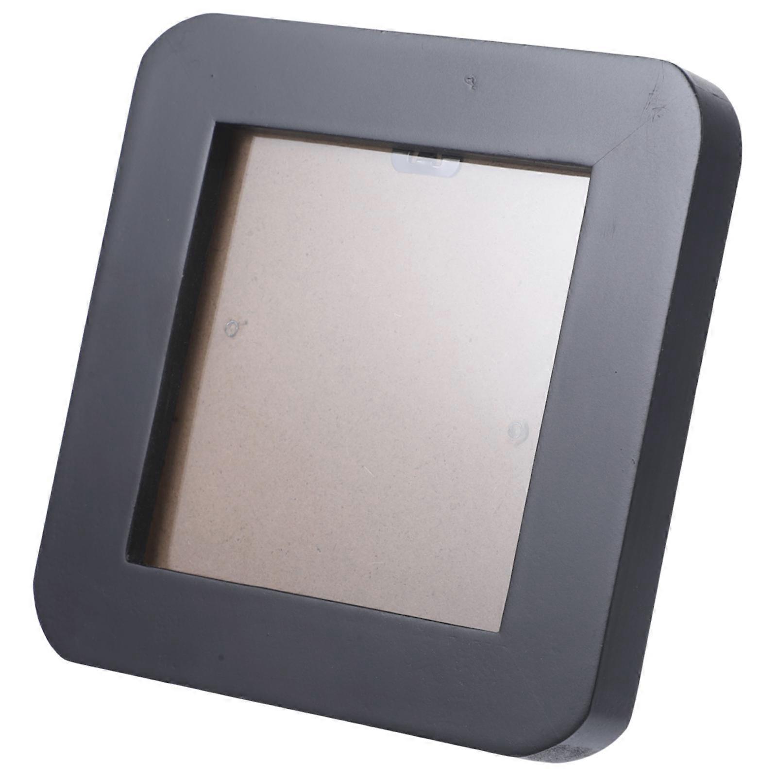 Mini Wooden Photo Frame Identification Display Frame for Decoration 5Pcs