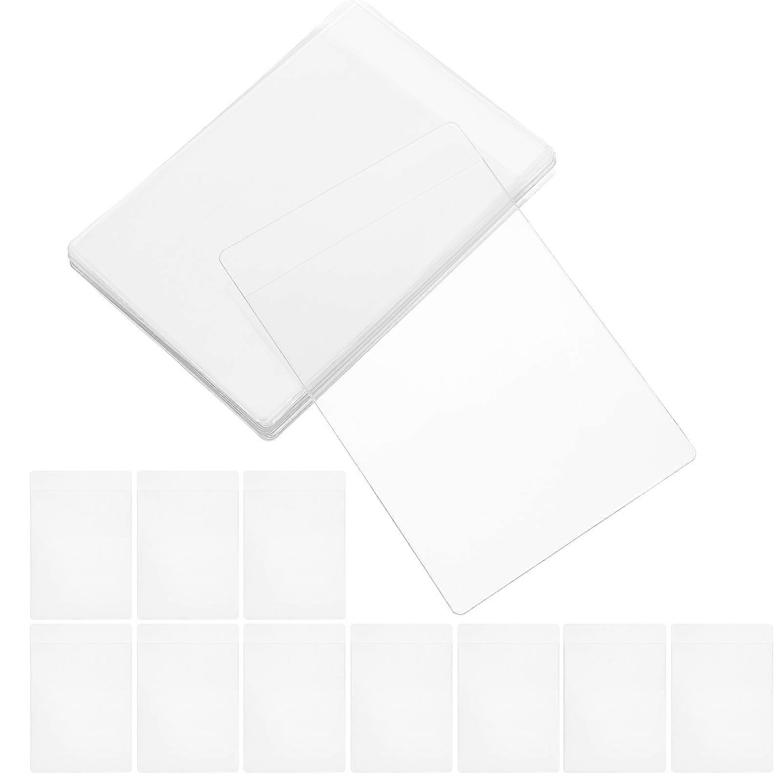 Transparent Game Card Cover 75 Pcs Card Protectors Ideal For Gamers And Card Collectors Featuring Simple Design