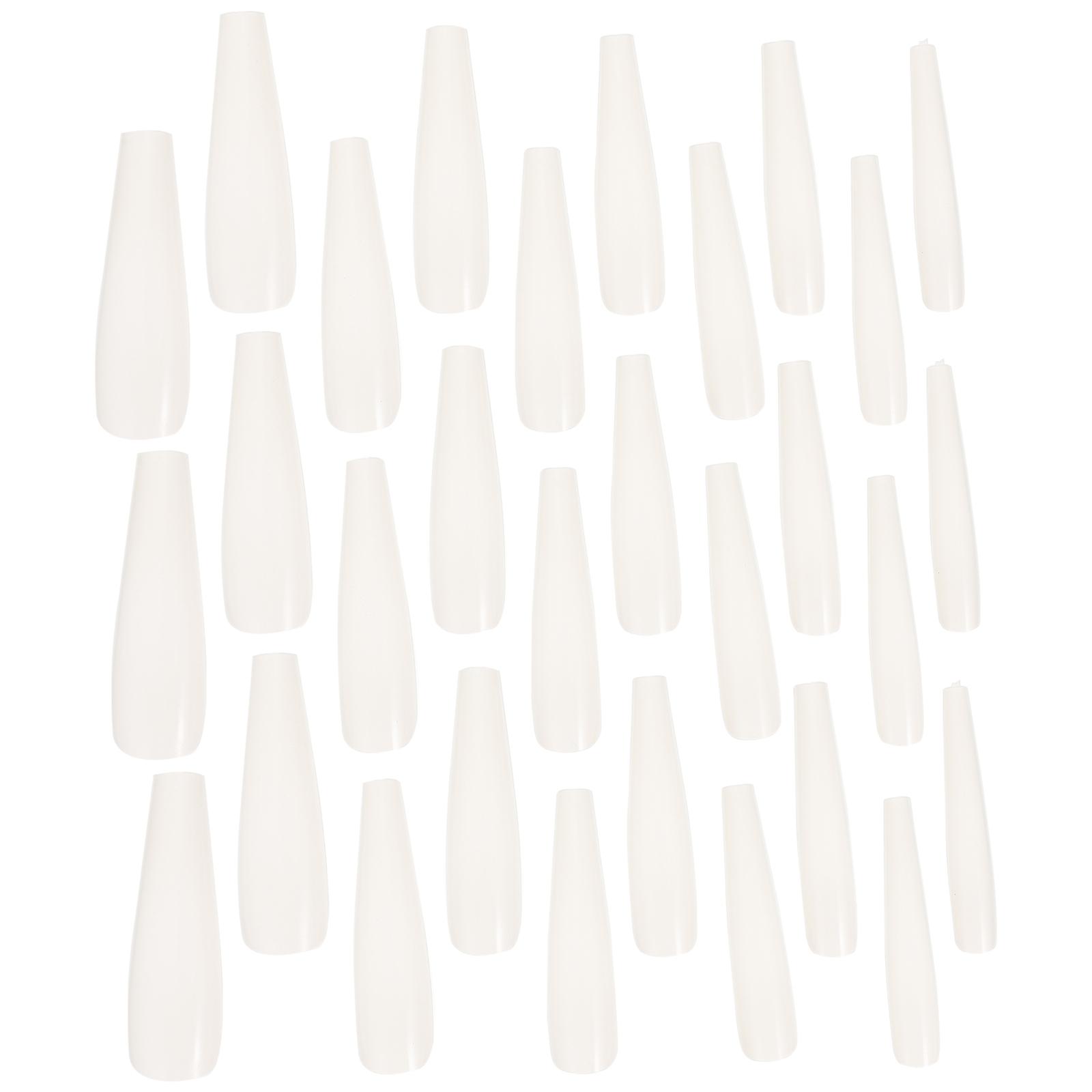 False Nail Stickers Long Coffin Nails Tips for 2500Pcs Nail Accessories