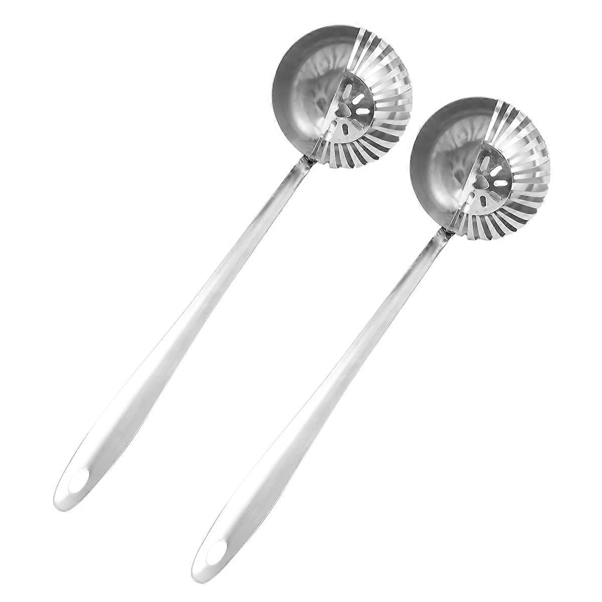 Soup Colander 2 in Ladle Spoon with Filter 4Pcs