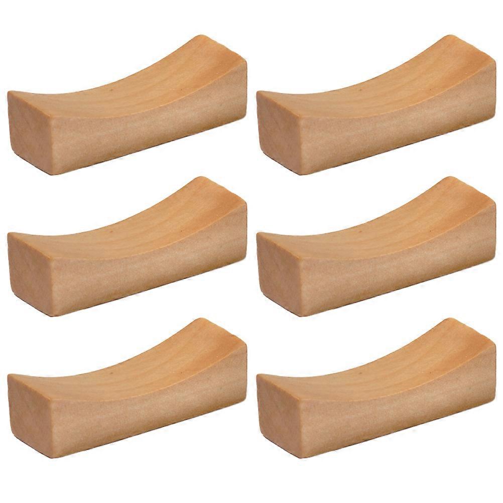 Heavy Duty Wooden Chopsticks Holder Pillow Shape for Tableware Use 12Pcs