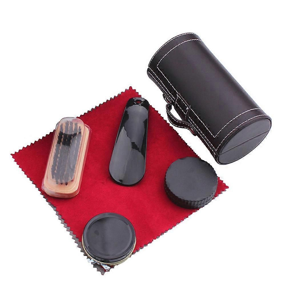 Shoe Care Set For Professionals Business Trip Portable Kit Rectangular Shape 1 Set