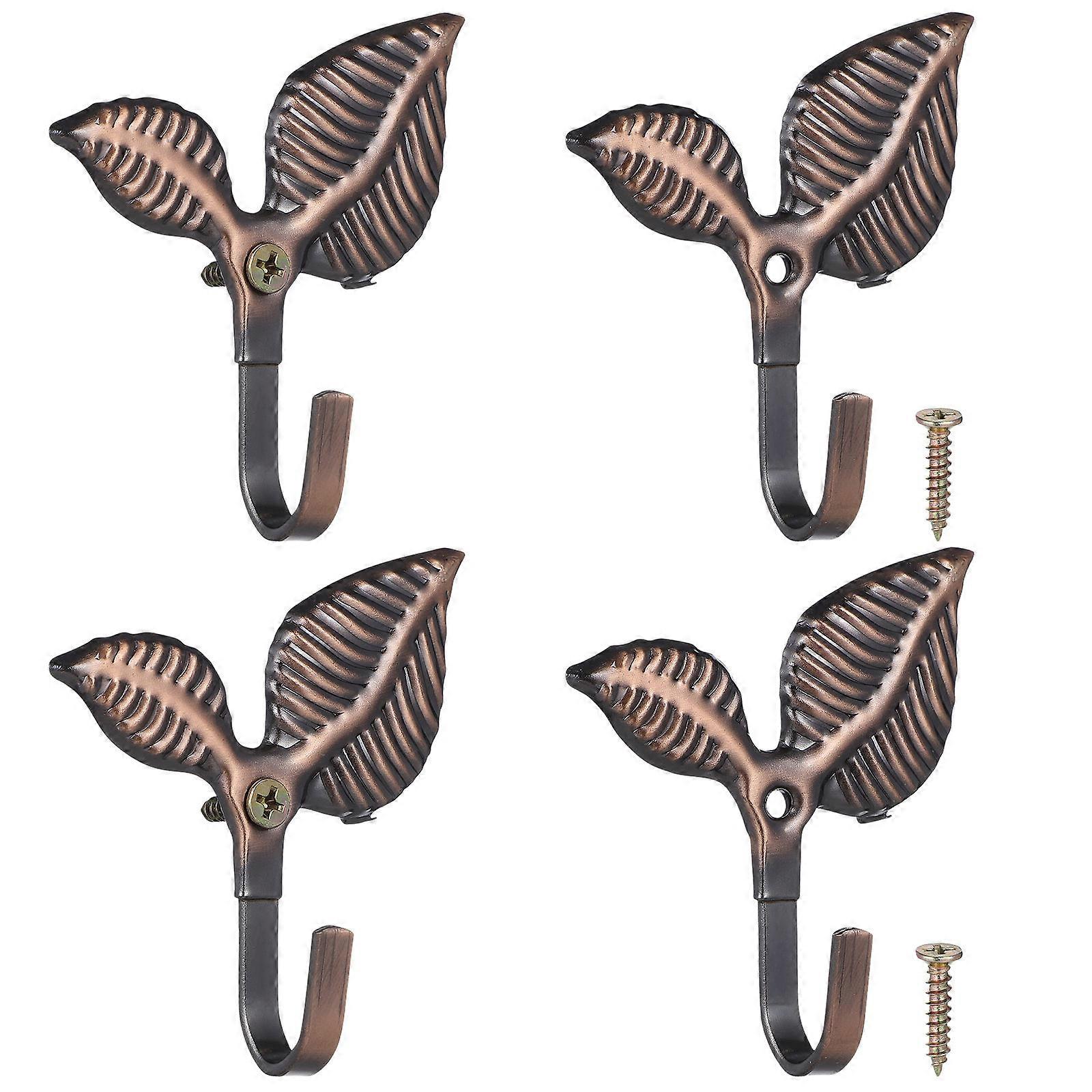 Iron Wall Coat and Hat Hooks for Bedroom 16Sets Multipurpose Hooks